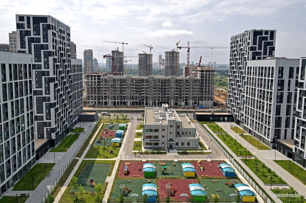 Более 3,6 млн кв. метров недвижимости построили в Москве с начала года
