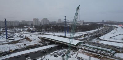 Развязка на пересечении МКАД с Алтуфьевским шоссе готова почти на треть – Бочкарёв