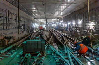 Оборотные тупики сооружают за станцией метро «Бульвар Генерала Карбышева»