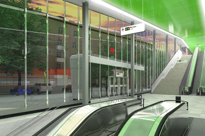 Северный вестибюль станции метро «Окружная» откроется в этом году