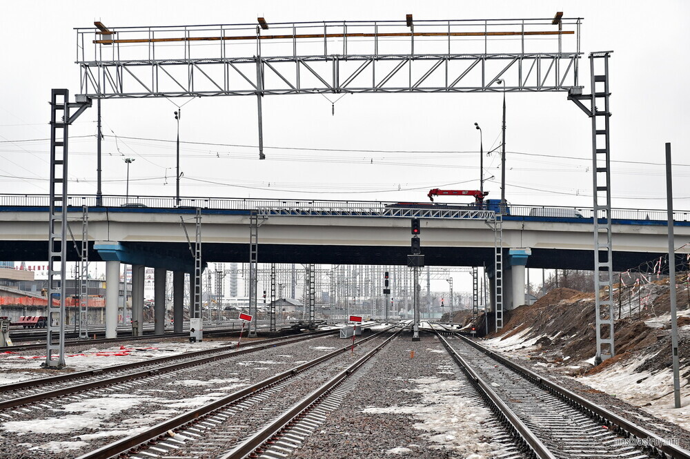 На МСД завершено строительство путепровода через Кантемировскую улицу