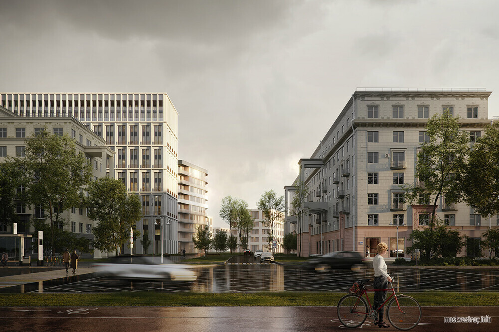 На Фрунзенской набережной появятся жилые корпуса в конструктивистском стиле
