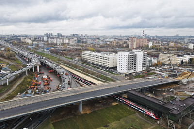 Съезд с МСД на Волгоградский проспект готов на 60% − Бочкарёв