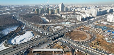 Более 5 км дорог построят при реконструкции развязки МКАД - Алтуфьевское шоссе