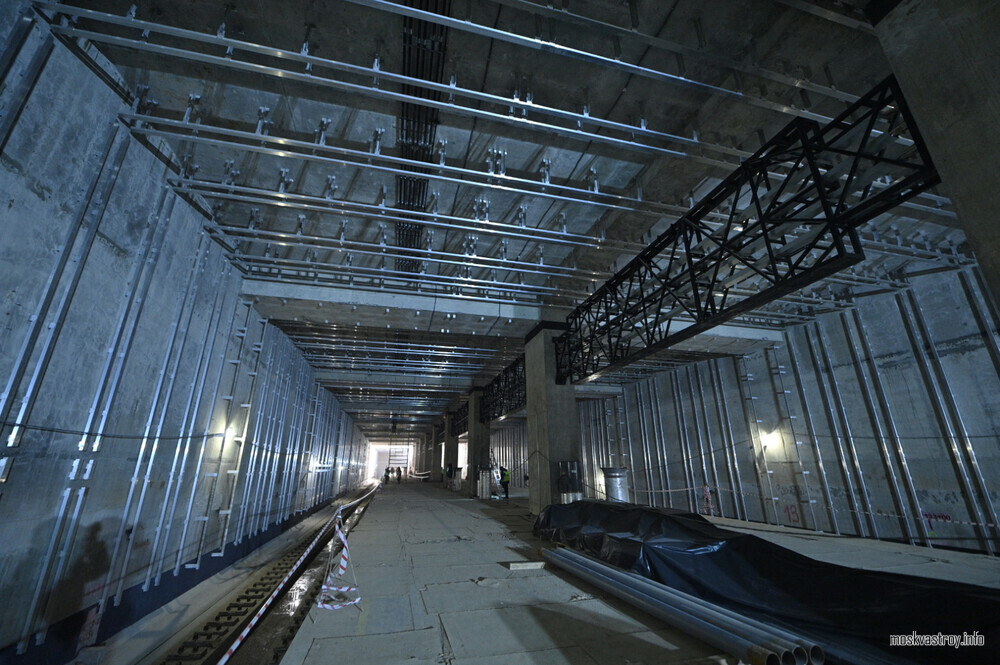 Станция метро «Бачуринская» Троицкой линии построена на 70%