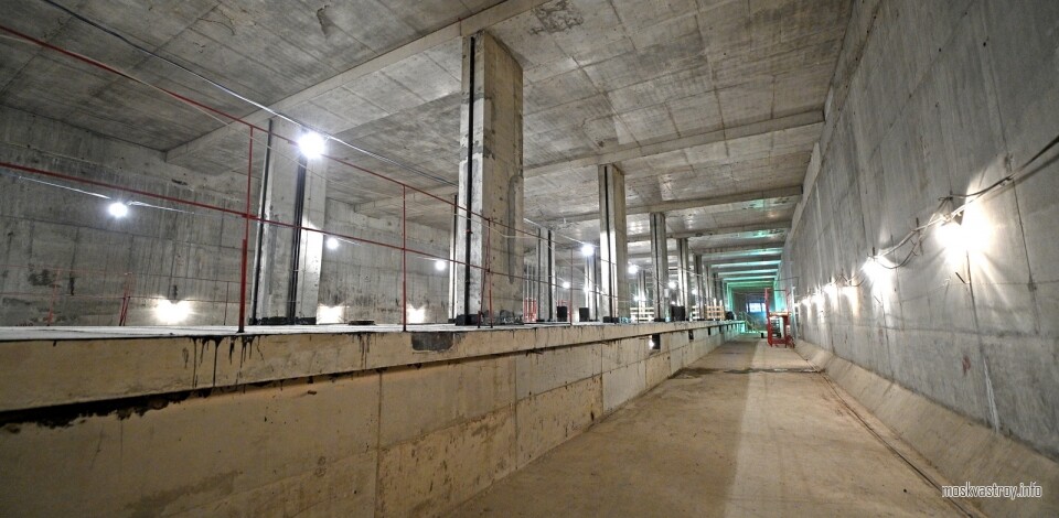 Основные конструкции станции метро «Лианозово» готовы более чем на 80%