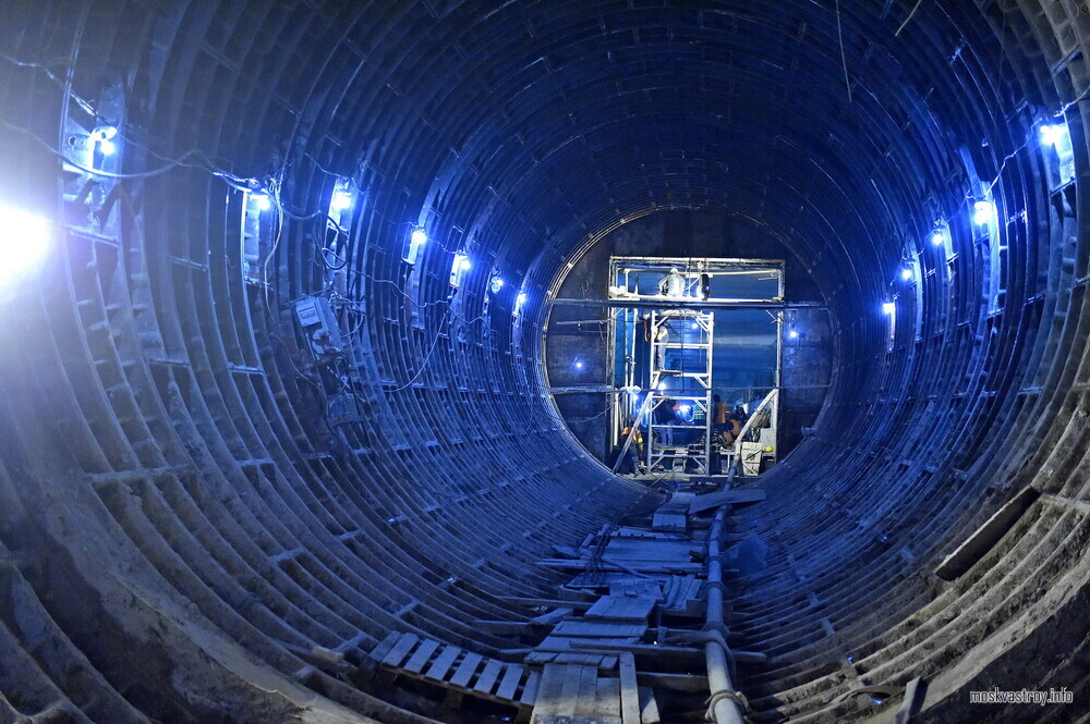 Готов тоннель соединительной ветки от БКЛ в электродепо «Аминьевское»