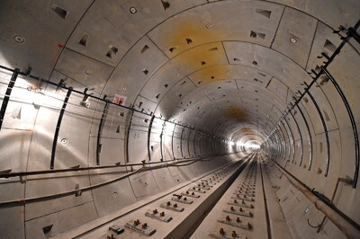 Южный участок Большой кольцевой линии метро готов почти на 90%