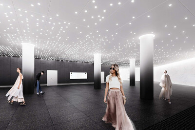 Подвесной потолок в виде купола украсит станцию «Кленовый бульвар» БКЛ метро