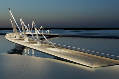 Пешеходный мост через Нагатинский затон начнут строить в этом году