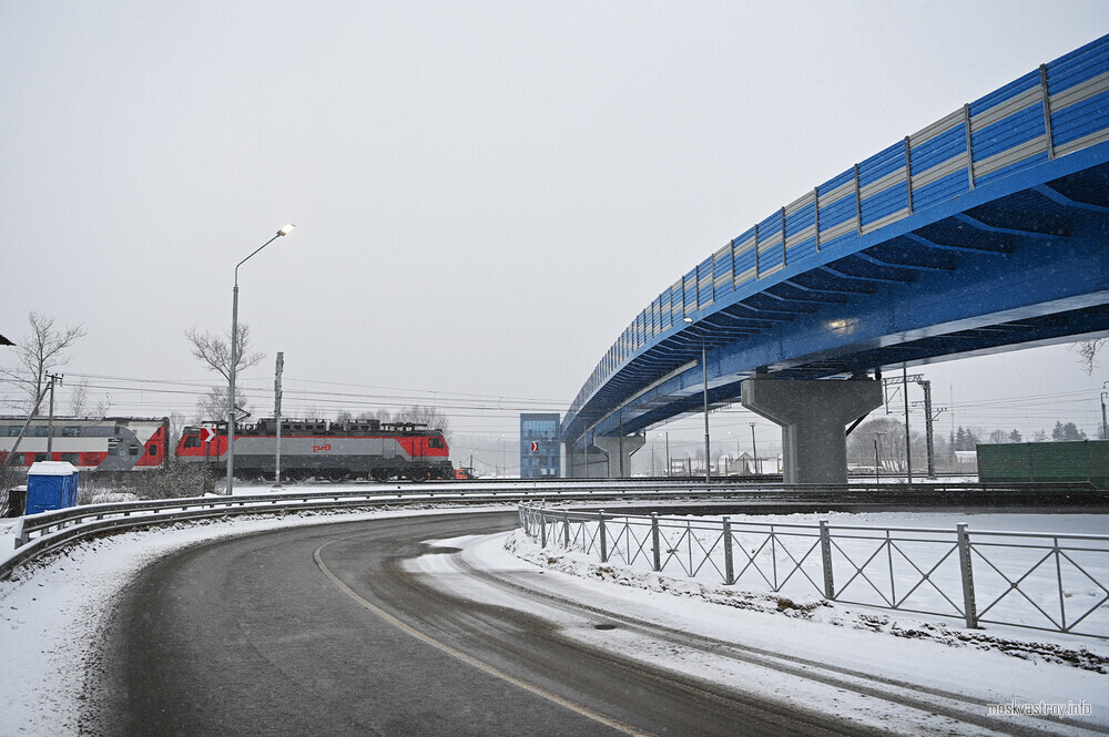 Новый путепровод на Ленинградском шоссе «поедет» в 2024 году