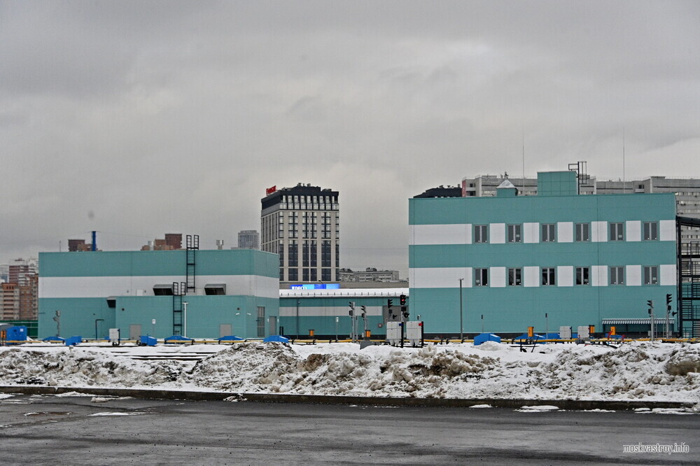 Более 60 тыс. кубометров бетона уложено при строительстве электродепо «Аминьевское»