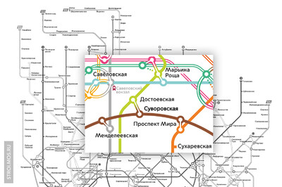 Утвержден проект станции «Суворовская» Кольцевой линии метро