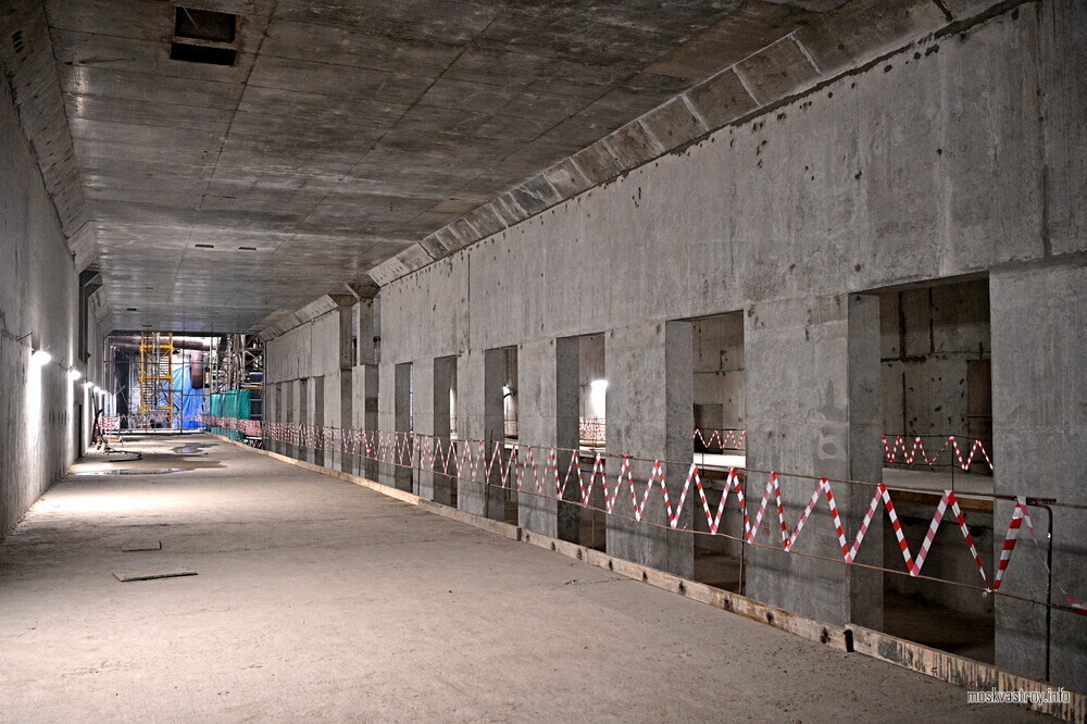 Завершены монолитные работы на станции «Кленовый бульвар» БКЛ метро