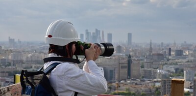 Участники фотоконкурса «Планета Москва» посетили небоскреб на ЗИЛе