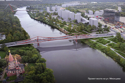 Через Москву-реку в районе Филёвский Парк построят четыре моста