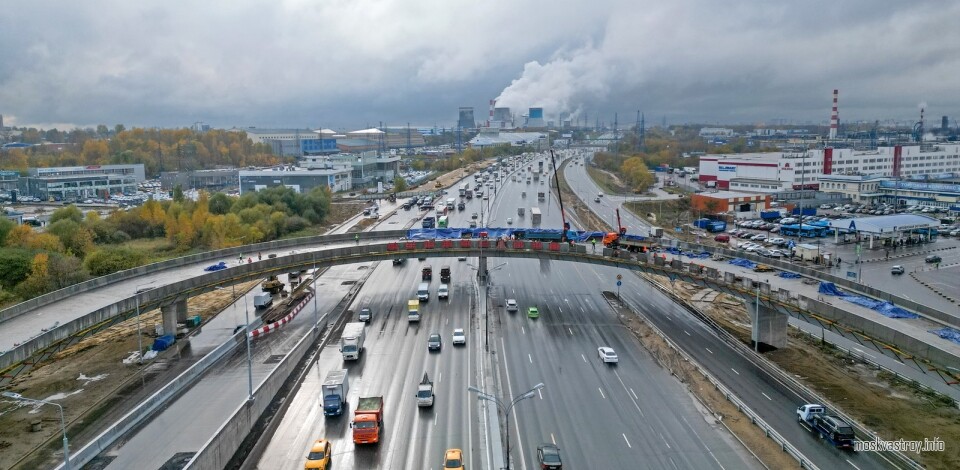 Бочкарёв: реконструкция развязок на МКАД завершится в 2024 году