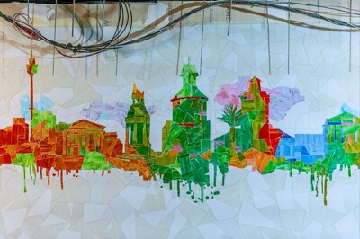 Мозаика с городами мира украсила переход станции метро «Университет Дружбы Народов»