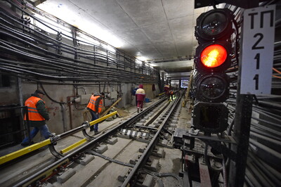 Готов тоннель между станциями «Мамыри» и «Бачуринская» Троицкой линии метро