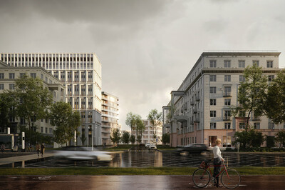 На Фрунзенской набережной появятся жилые корпуса в конструктивистском стиле