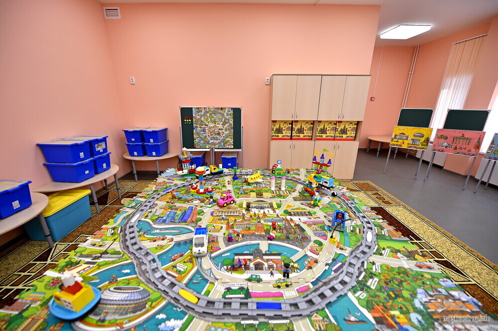 Завершается отделка в здании детского сада в районе Ховрино