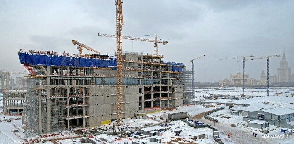 В кластере научной долины «Ломоносов» строится восьмой этаж – Бочкарёв
