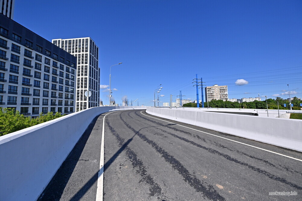 Построена дорога-связка Аминьевского шоссе и проспекта Генерала Дорохова