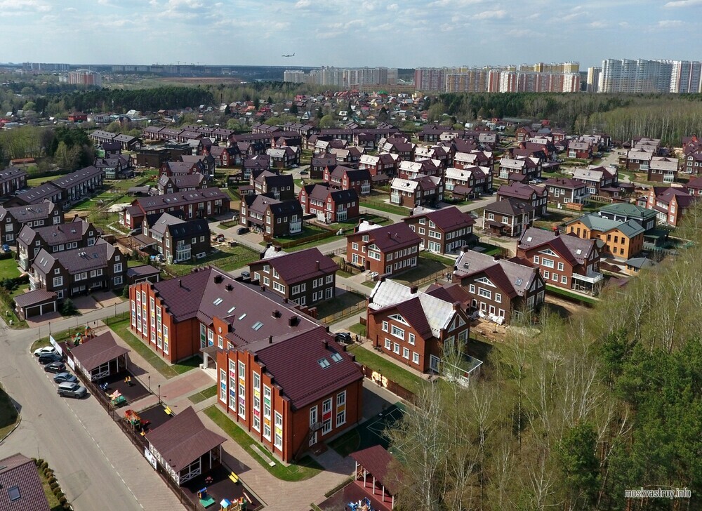 В Новой Москве ввели около 500 тыс. кв. метров малоэтажного жилья с начала года