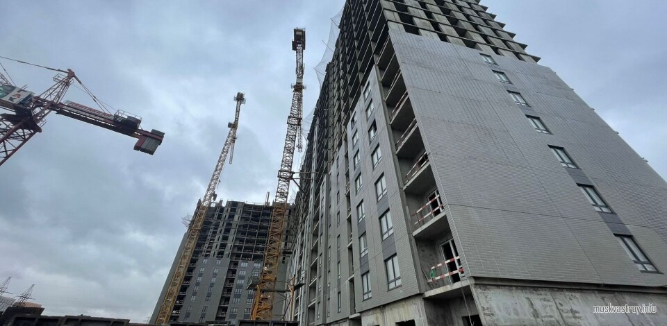 Полностью готов монолит 18 этажей компенсационного дома для обманутых дольщиков ЖК «Мегаполис»