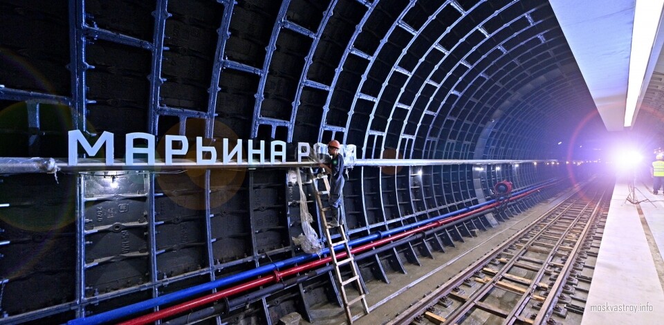 Еще две станции БКЛ метро оформят открытыми тюбингами