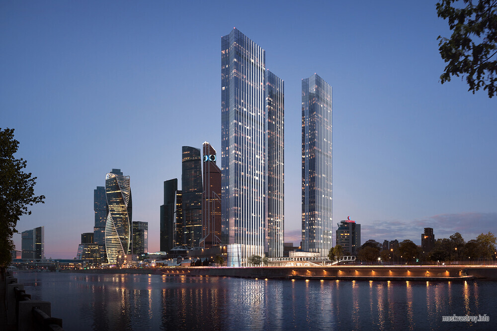 Три высотки ЖК Capital Towers ввели на Краснопресненской набережной