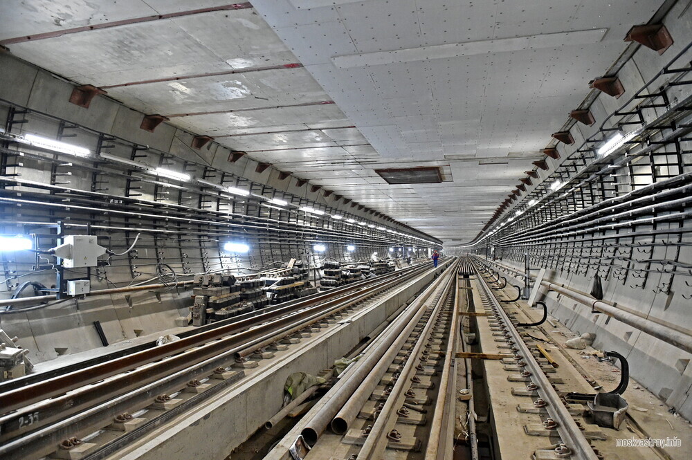 Около 2 км тоннелей БКЛ метро проложено под водоемами