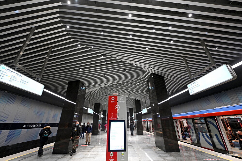 Станцию БКЛ метро «Аминьевская» связали переходом с платформой МЦД-4