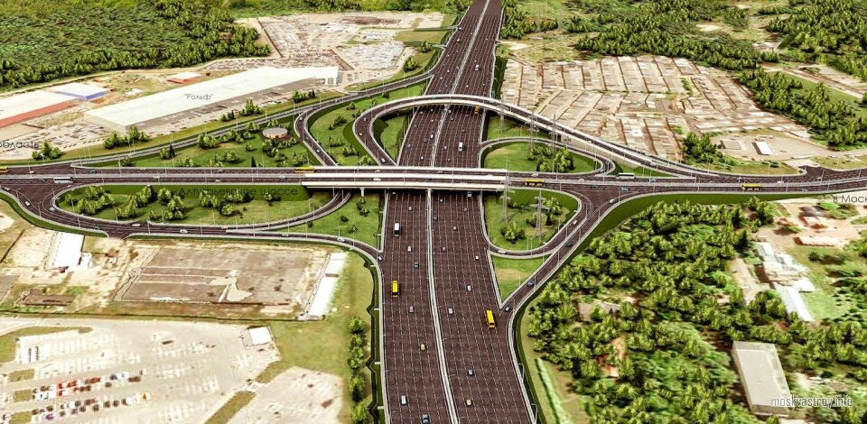 Реконструкция развязки МКАД – Алтуфьевское шоссе выполнена на 25%