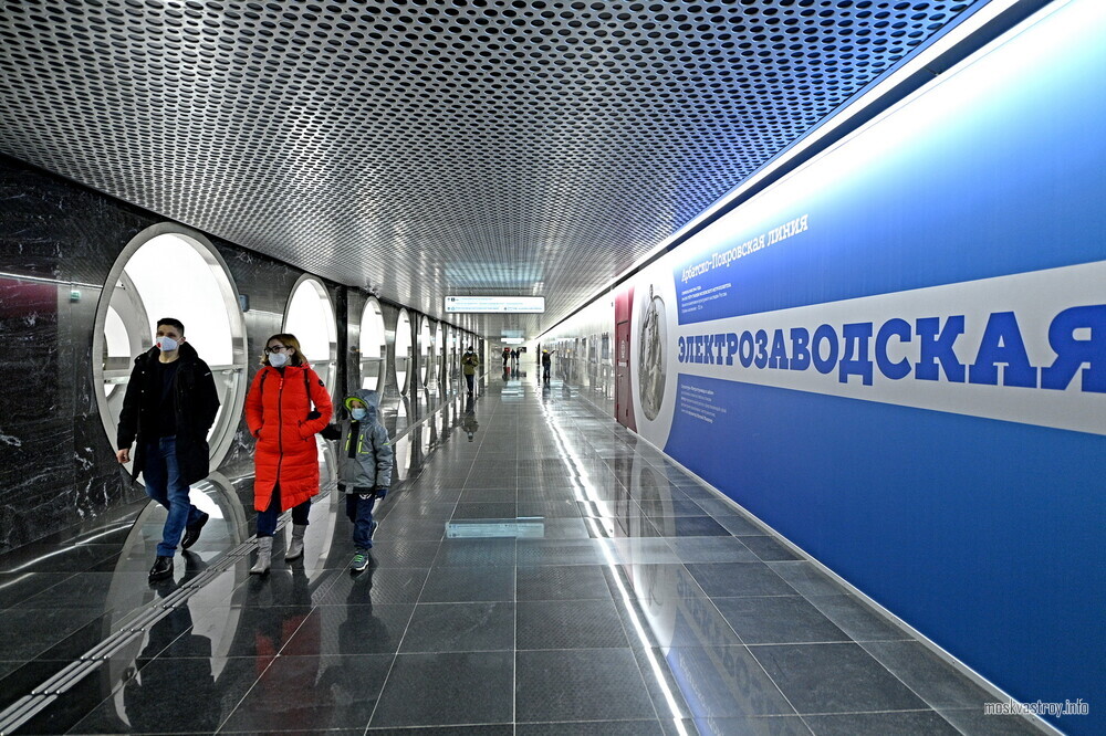 Станцию «Электрозаводская» синей ветки соединили с будущим пересадочным узлом на БКЛ